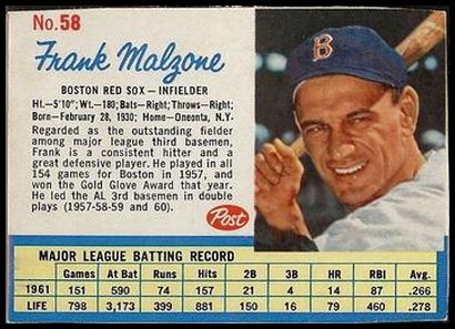 58 Frank Malzone